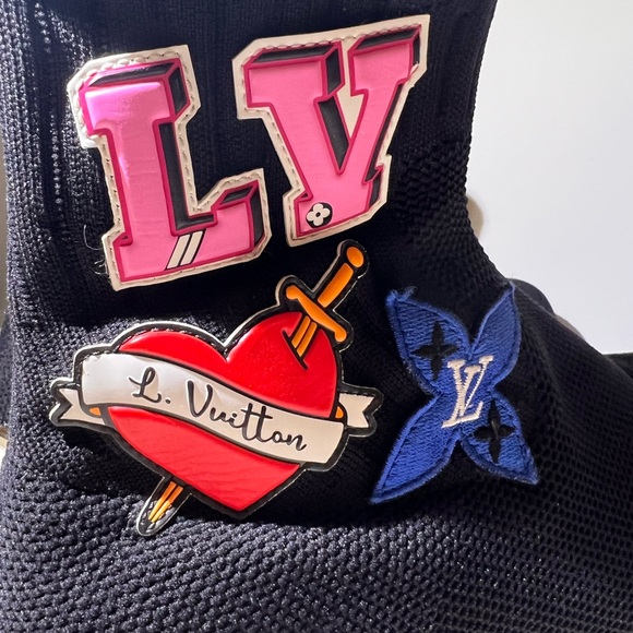 LOUIS VUITTON MONTANT AFTERGAME CLOTH TRAINERS - Picture 2 of 11